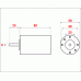 Μοτέρ DC 5080 12V 6000rpm